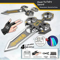 73cm Dual Control Control Flying Drone For Kids Rc Hand Sensing Remote Control Airplane Toy With Led Lights Easy To Fly Indoor