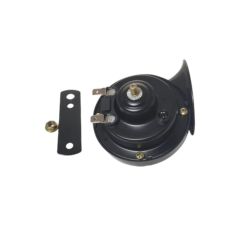 12V 24V 48V 60V Electric Car Scooter eBike Universal Motorcycle Snail Round Super Loud Waterproof Horn Kit 105DB 110DB Speakers