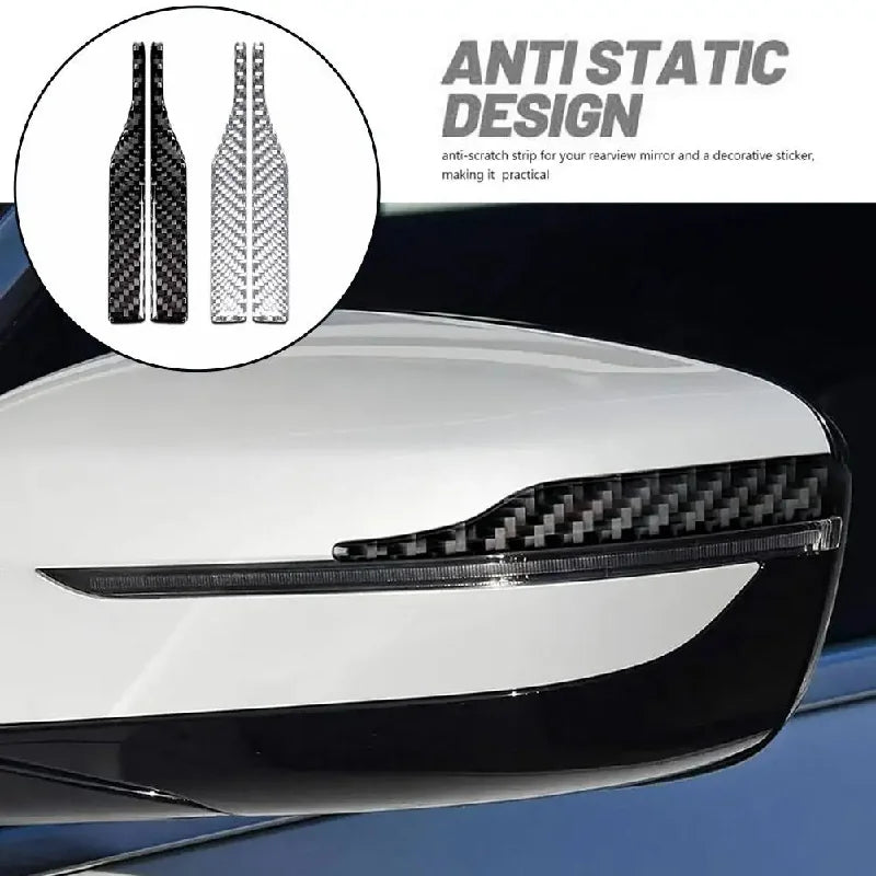 Rearview Mirror Anti-collision Strip Anti-scratch Strip Car Sticker Decoration Reflective Strip Auto Parts