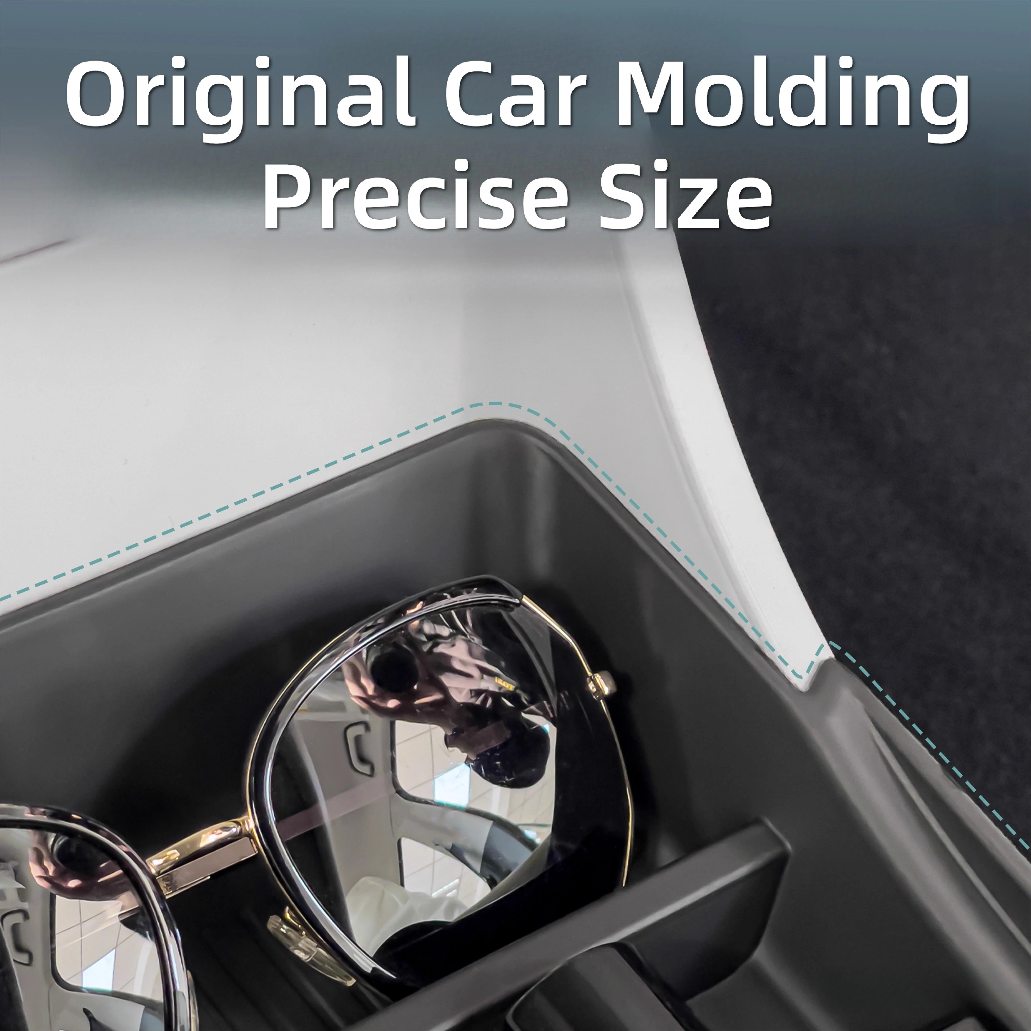 For Geely Geome Xingyuan Storage Box Under Central Control Waterproof Scratch Resistant Easy to Clean Car Interior Accessories