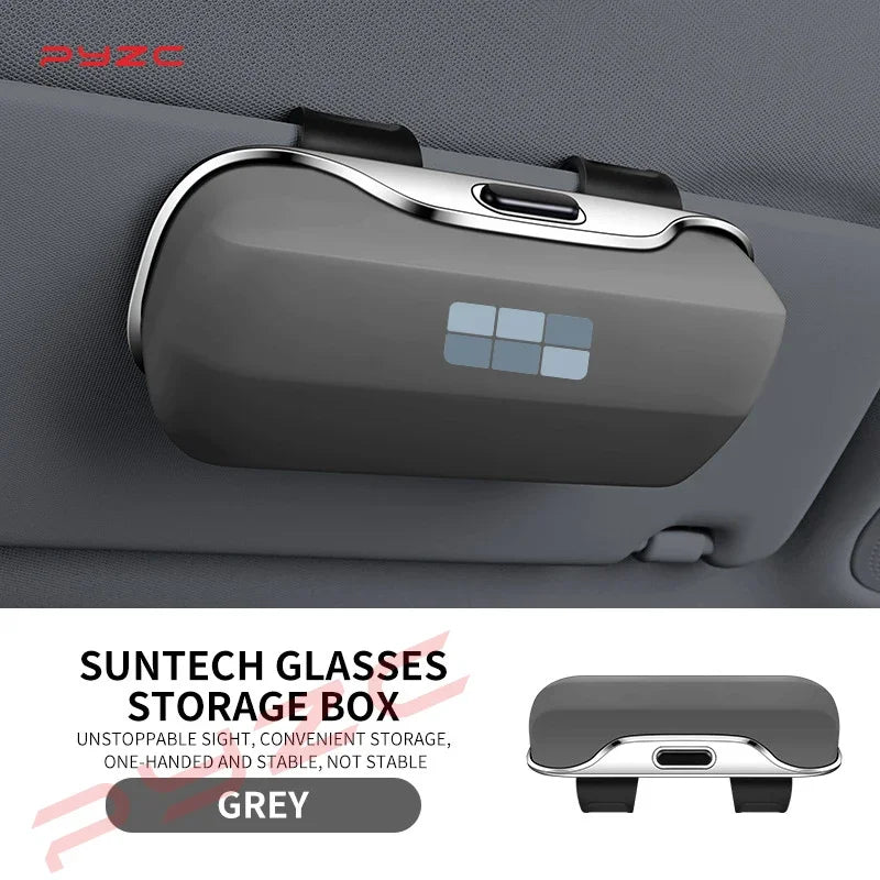For Geely Galaxy GX3 Pro GC6 Atlas Coolray Cross Emgrand Accessories Car Visor Sunglasses Glasses Case Glasses Holder Clip Box