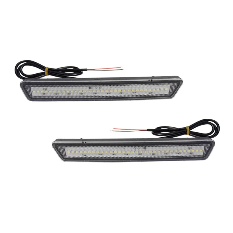 Red LED Car Rear Bumper Side Marker Lights Parking Lights For Ford Mustang 1999 2000 2001 2002 2003 2004 Fender Flare Lamps 12V