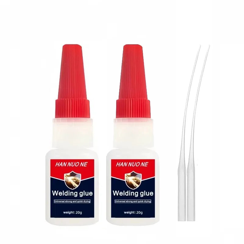 Super Glue Plastic Professional Adhesive Transparent Cyanoacrylate Glue Fast Drying Odorless Long Lasting Bonding