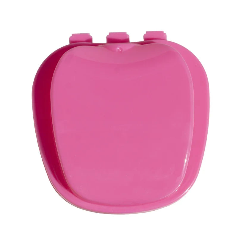 Denture Box Dental Fixator Denture Storage Box Toothbrush Oral Hygiene Products Clean Artificial Denture Storage Accessories