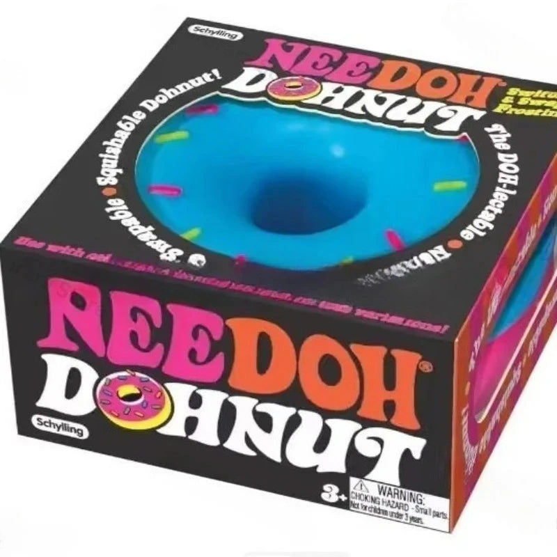 hot NeeDoh Dippin Dazzler Egg Donut prank stress relief toy soft glue vinyl squeeze toy Slow Rebound Pinch Ornament Relaxation
