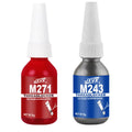 JXVX 271 243 threadlocker, high to medium strength thread locking agent, anaerobic adhesive, waterproof screw glue, non-slip.