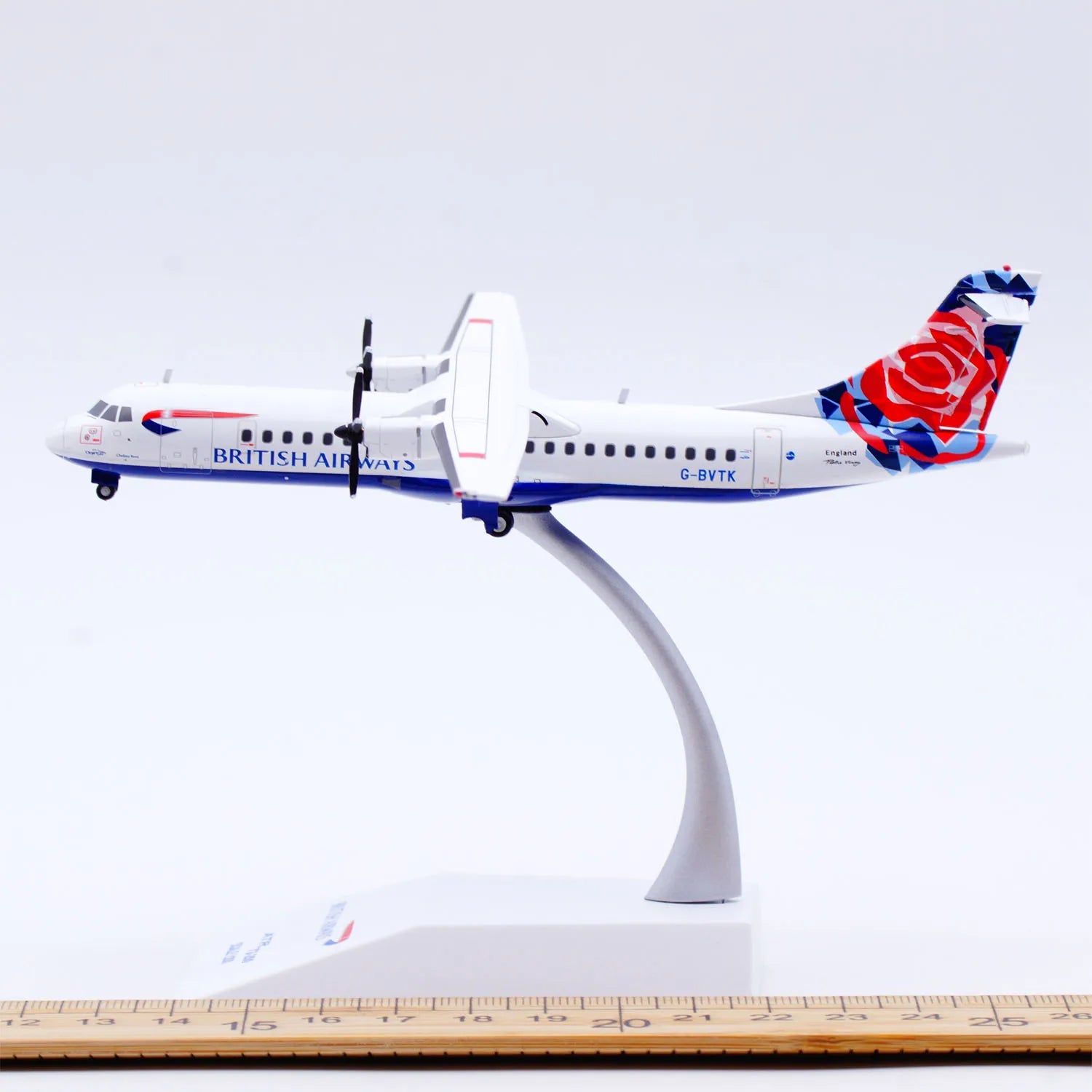 XX20517 Alloy Collectible Plane Gift JC Wings 1:200 British Airways ATR 72-200 Diecast Aircraft Jet Model G-BVTK With Stand