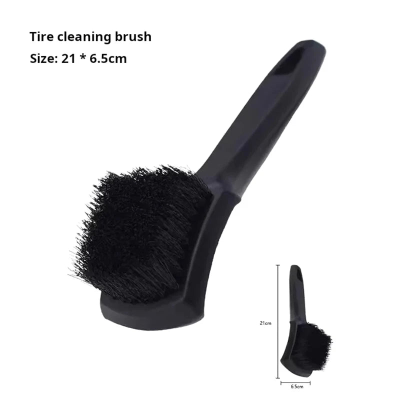 NEW Car Tire Wheel Rim Cleaning Brush Detailing Brushes Wash Towel Universal Wheel Tire Cleaning Tools Auto Accessories