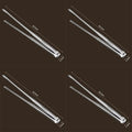 1/5pcs Stainless Steel Barbecue Clip Multifunction Food Tongs Clip Steak Tongs Lengthened Barbecue Clip Kitchen Barbecue Gadgets