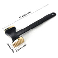 Steak Hammer Mallet Double-Sided Zinc Alloy Meat Tenderizer Food-Grade Meat Pounder Maximizes Food Flavor Meat Hammer
