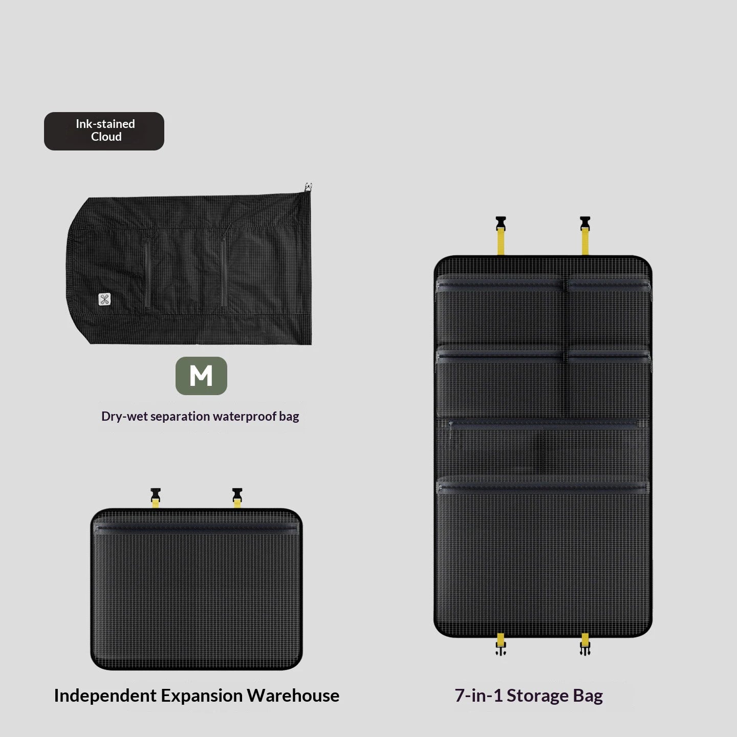 Travel Packing Bag Portable Business Trip Travel Suitcase Clothing Organizer Innerwear Separate Packing Bag Stuff Sack