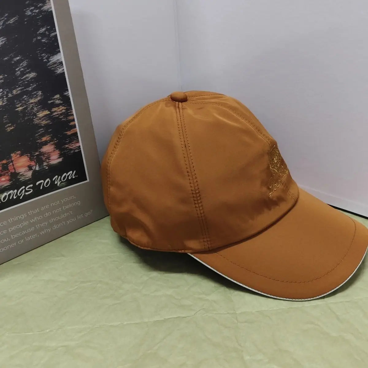 2026 Hat Cap New Men and Women Summer Outdoor Korean Version Baseball Cap Quick Drying Casual Letter Sun Protection Embroidery