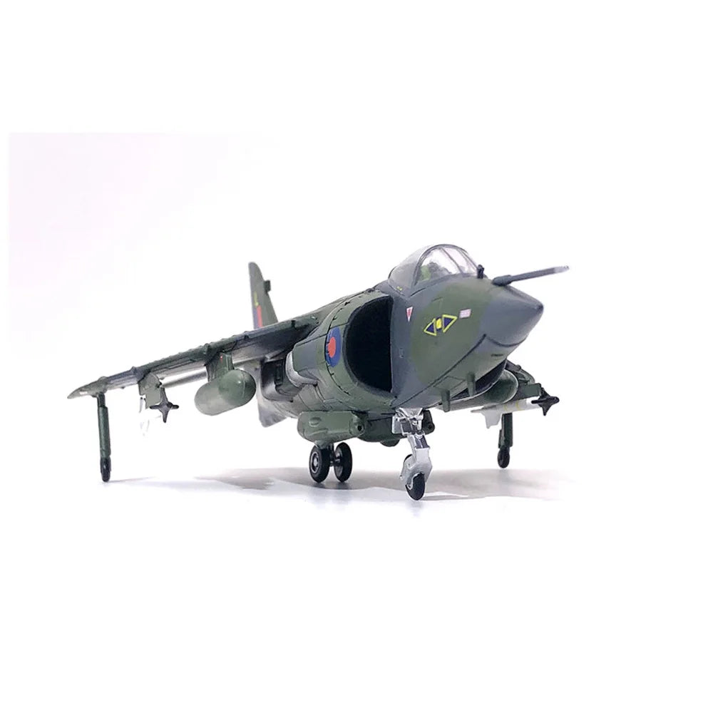 1:72 Scale British Marines Harrier FRS MK I  Jump Fighter Attack Jet Plane Aircraft Ornament Handcraft Model  Gift