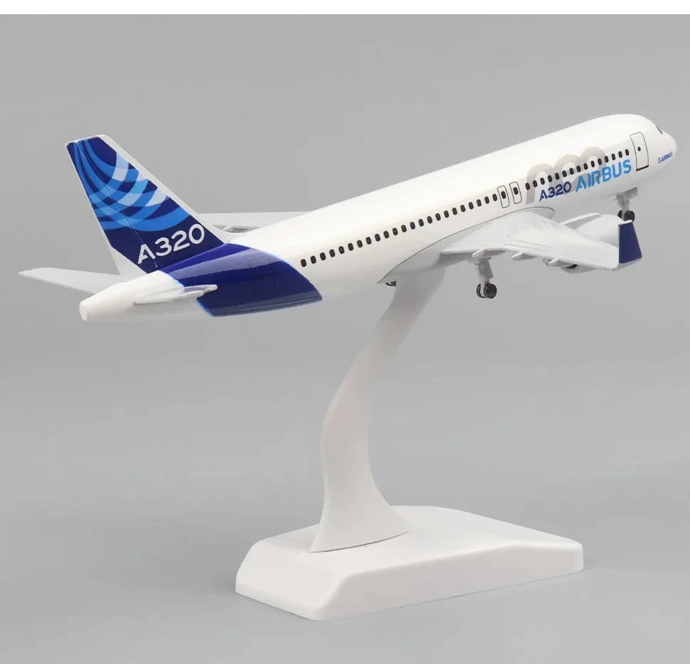 Diecast 20cm Airbus A320 Prototype Aircraft Simulation Alloy Airliner Model Family Toys And Ornaments A320 Crafts Gifts