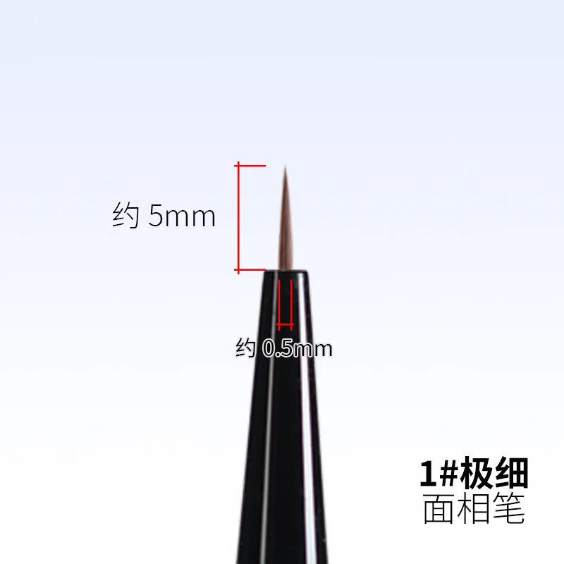 RAYSTUDIO Modeling Brushes Series Fine-point / Liner / Flat / Dry Brush Functional Tool for Model Panel Wash Building Hobby Tool