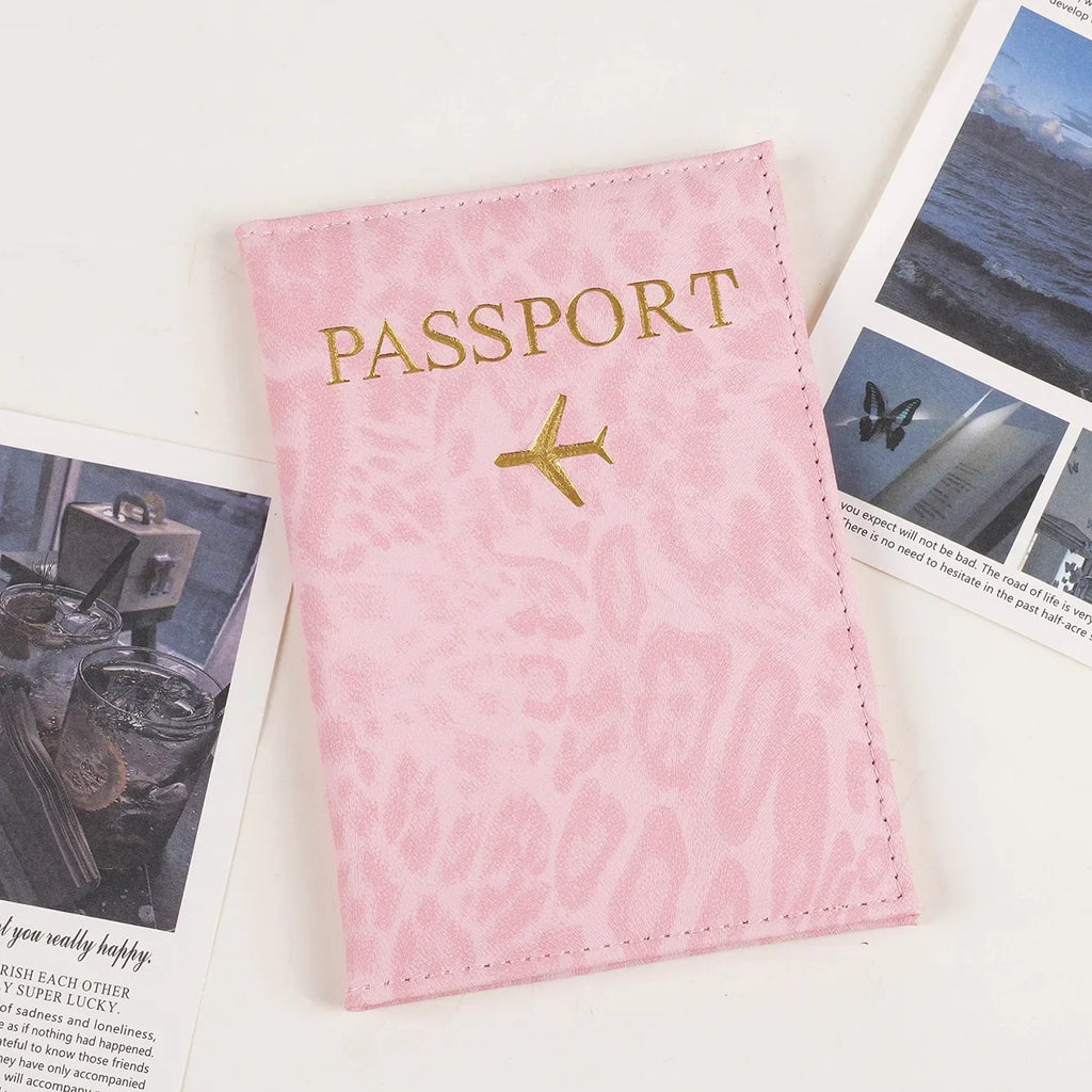 2026 Travel Passport Holder Cover Case for Women Men PU Leather Card Ticket Passport Covers Holder Protective Accessories Wallet