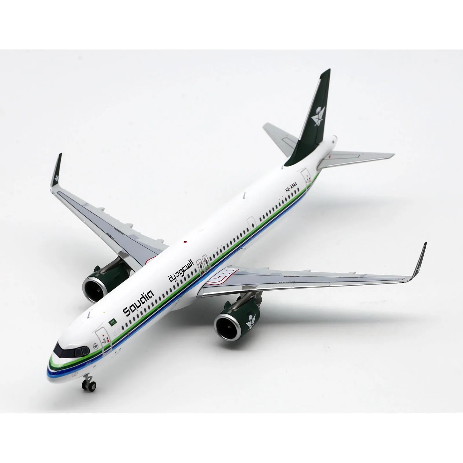 XX20436 Alloy Collectible Plane Gift JC Wings 1:200 Saudi Arabian Airlines "Skyteam" Airbus A321 Diecast Aircraft Model HZ-ASAC