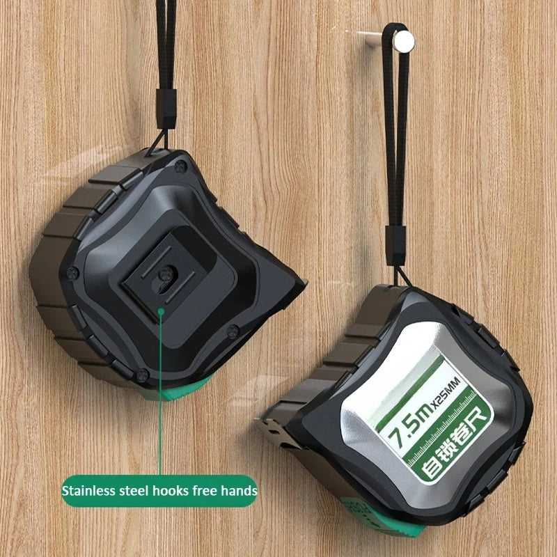 Measuring Tools Self-Locking Tape Measure Measure Thickened Metric Tape High Precision Steel Tape Measure Wear-resistant Ruler