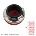 Motorcycle 28/32/35/38/42/45/50/54/58 MM Stright Foam Air Filter Sponge Cleaner Moto Scooter Motocross Dirt Bike Accessories