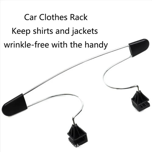 1 Pcs Universal Car Seat Headrest Hanger Metal Coat hangers for Vehicle Hanger Clothes Jacket Suits Shirts Holer Car Coat Hanger