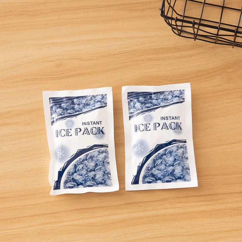 100g Disposable Ice Bag Ice Pack Instant Cooling Speed Cold Ice Bag Sunstroke Outdoor Emergency Survival for Sports