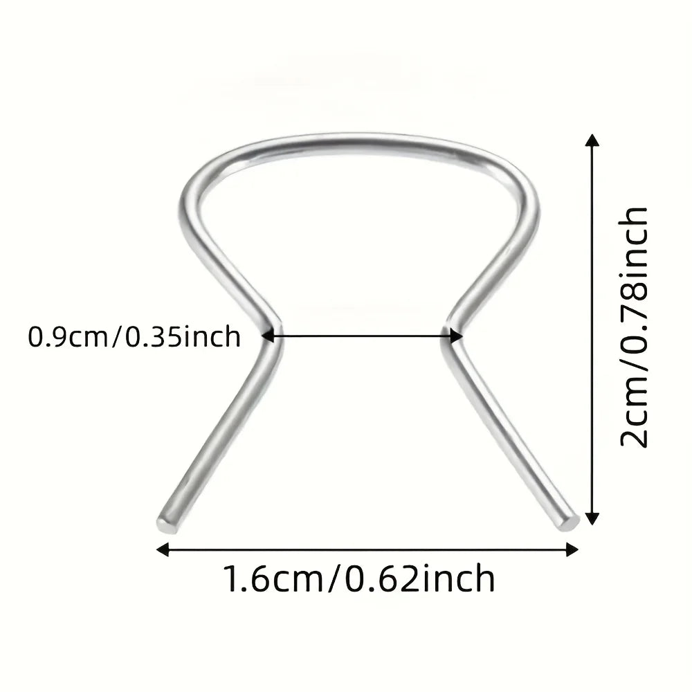 30pcs Car Door Window Regulator Retainer Clips Steel Spring Clamp For Universal Vehicles Quick Install Handle Crank Clips Parts