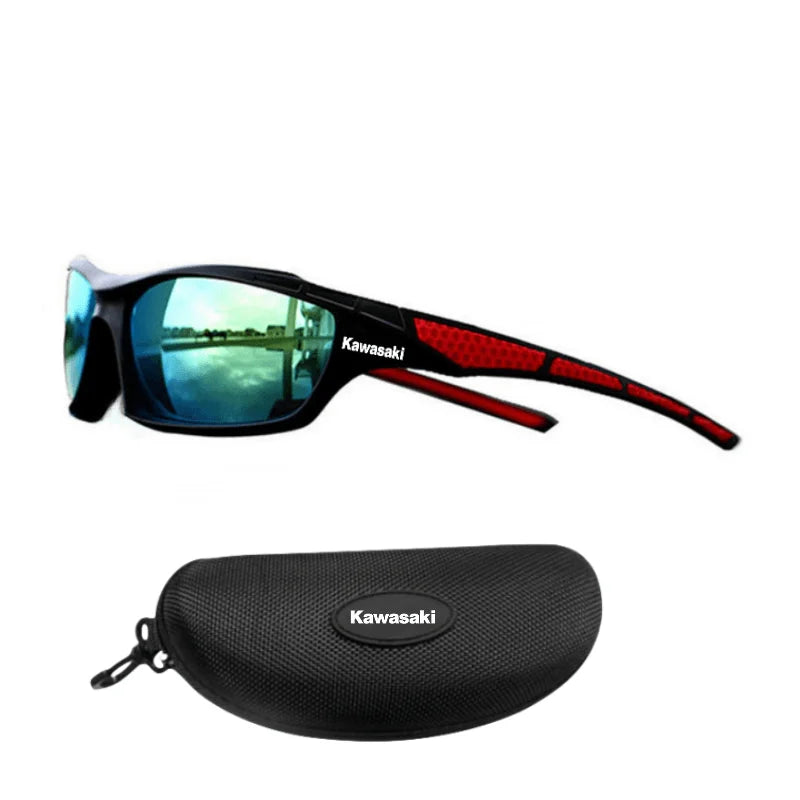 Kawasaki Cycling Sunglasses Outdoor Sports Windproof Dustproof Goggles Camping Climbing Fishing Glasses Mountain Bike Eyewear