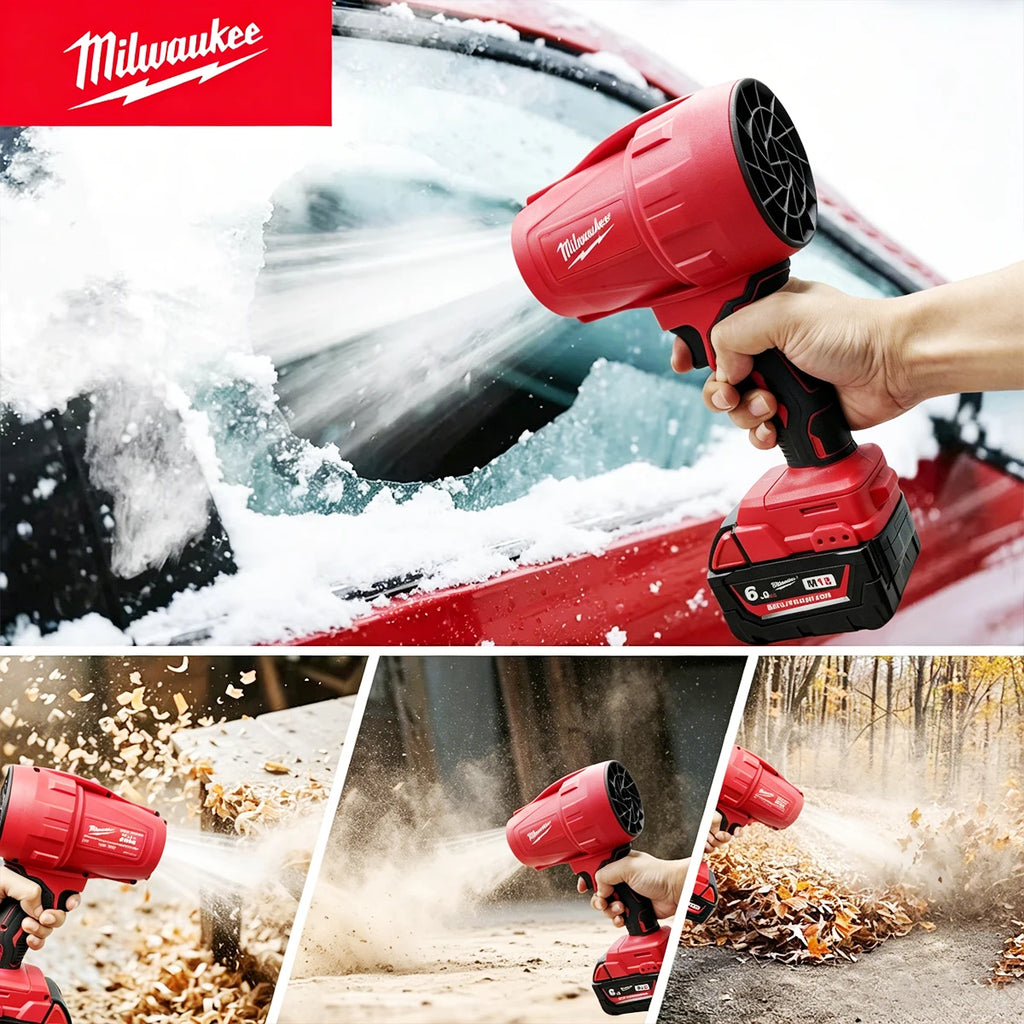 Milwaukee Cordless Blower 700W 30000RPM Brushless Motor Leaf Blower for Snow Removal Dust Cleaning Variable Speed Tool Only
