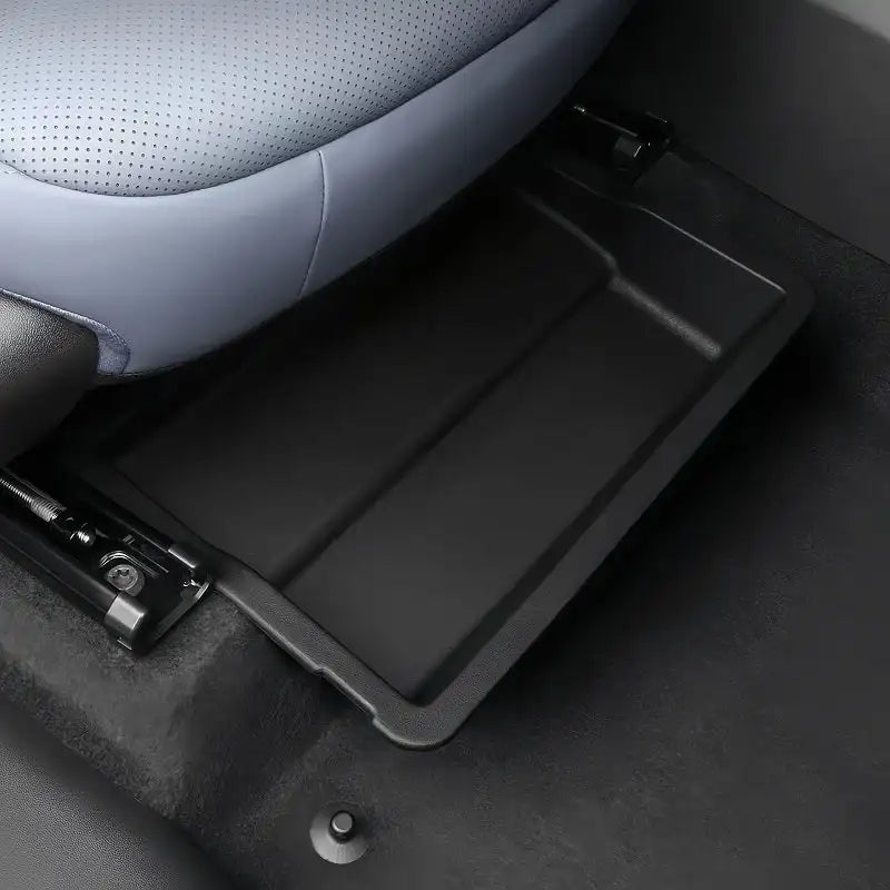 For Xpeng G6 2023-2026 Under Seat Storage Box Car Accessories Drawer Type Organizer Storage Front Seat Lower Box Case