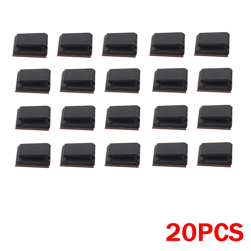 Light Strip Mounting Clips Self Adhesive Led Light Fasteners Mounting Holder Cable Clamp Organizer Led Fix Holder Clips
