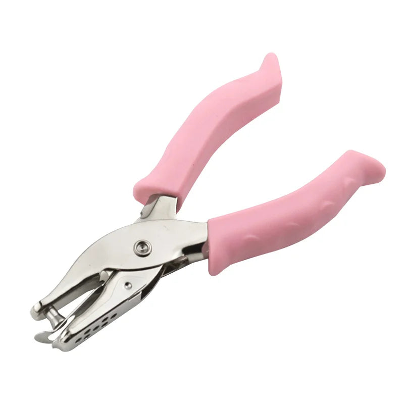 6mm Hand-Held Single Hole Punch Pliers DIY Loose-Leaf Paper Office Home Punch Tool New Style for Business  Industrial Use