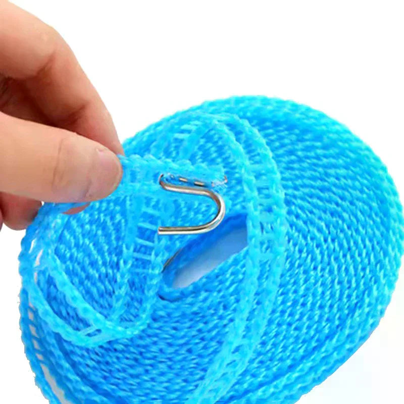 Rack 510m Portable Clotheslines Windproof Fence-type Clothesline for Outdoor Indoor Home Travel Drying