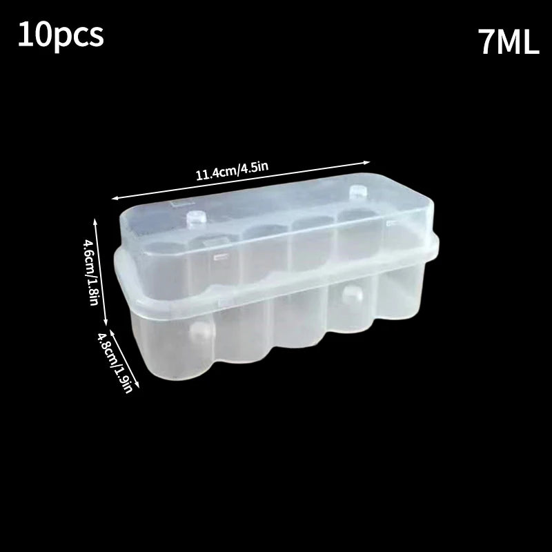 3ML/5ML/7ML Vial Peptide Storage Box Vial Peptide Storage Case Microtube Storage Box Vial Storage Freezer Tube Storage Box
