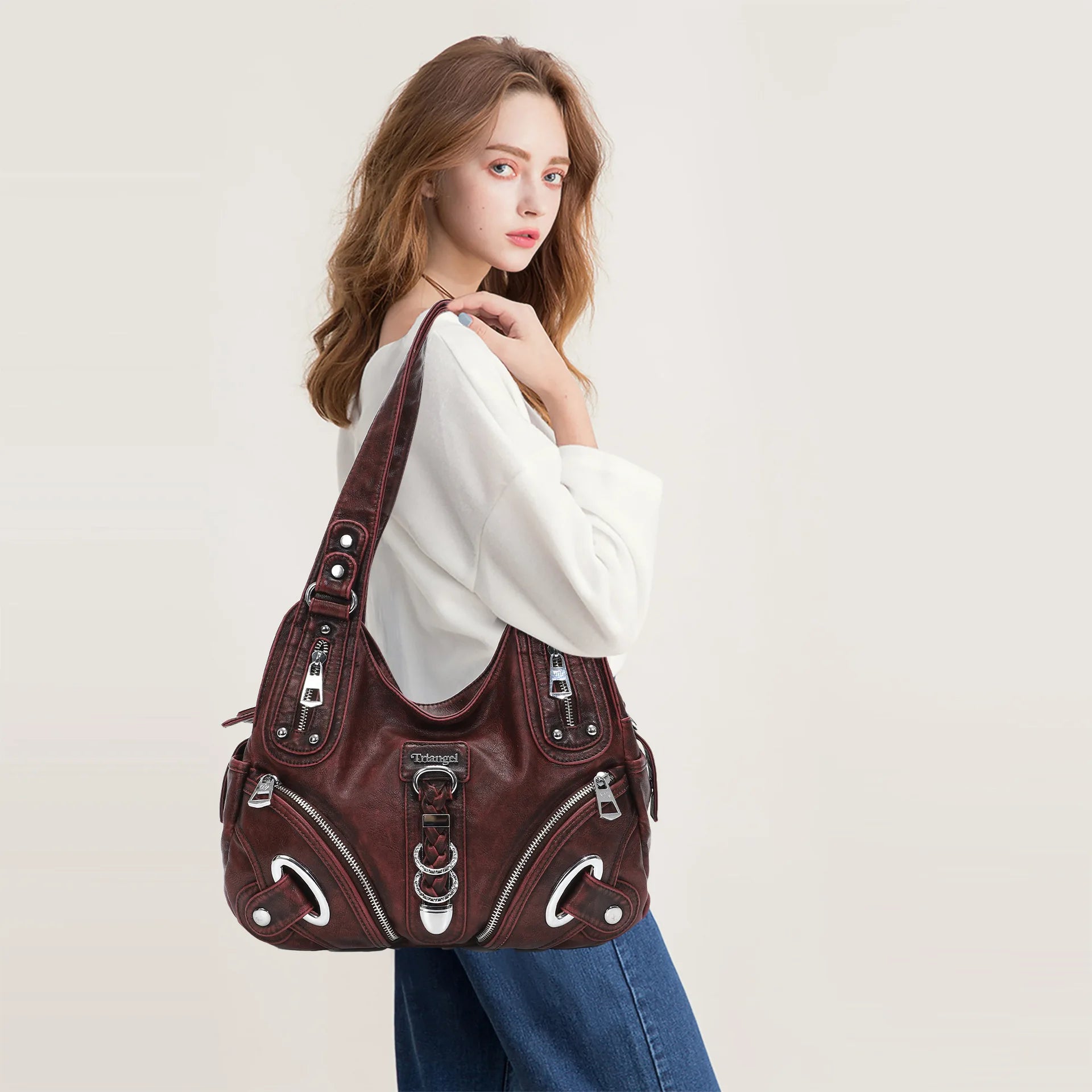 Women Handbags Fashion Leopard Shoulder Bag Large Tote Top-handle Shopping Pack Multifunctional Satchel Lady Hobos Big Purse