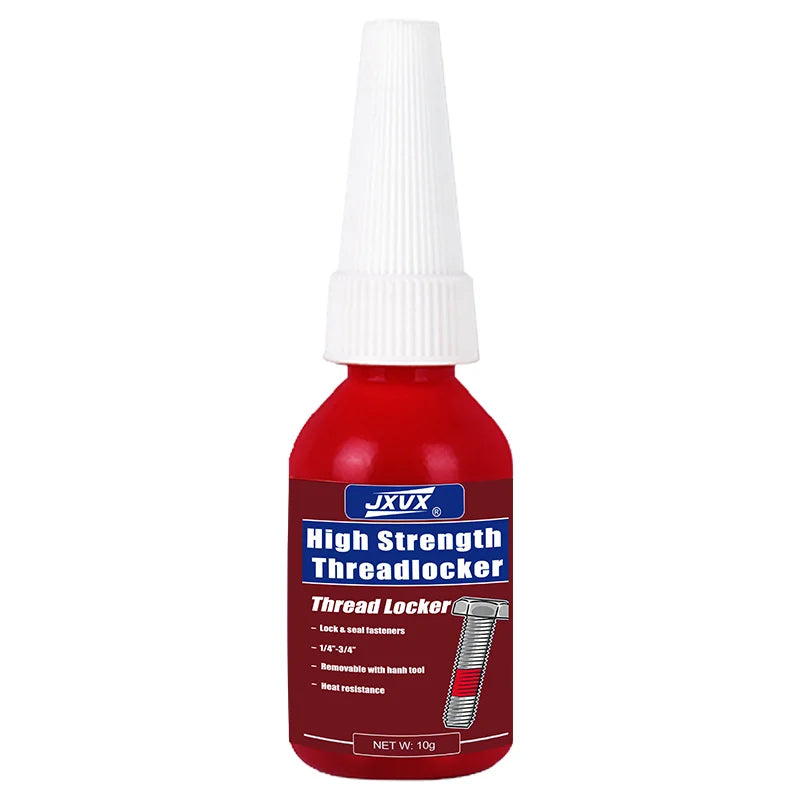 10ml Anaerobic Screw Adhesive, Anti-Slip and Anti-Loosening Sealing Thread Locking Agent, Anti-Slip Joint Sealant, Red Thread Locking Adhesive