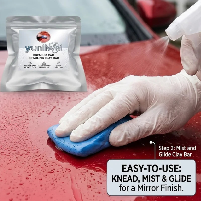 Car Cleaning Clay Bar Washing Mud Car Detailing Waxing Polish Treatment Fine Grade Auto Detailing Cleaner Tool Car Wash Yunliwei