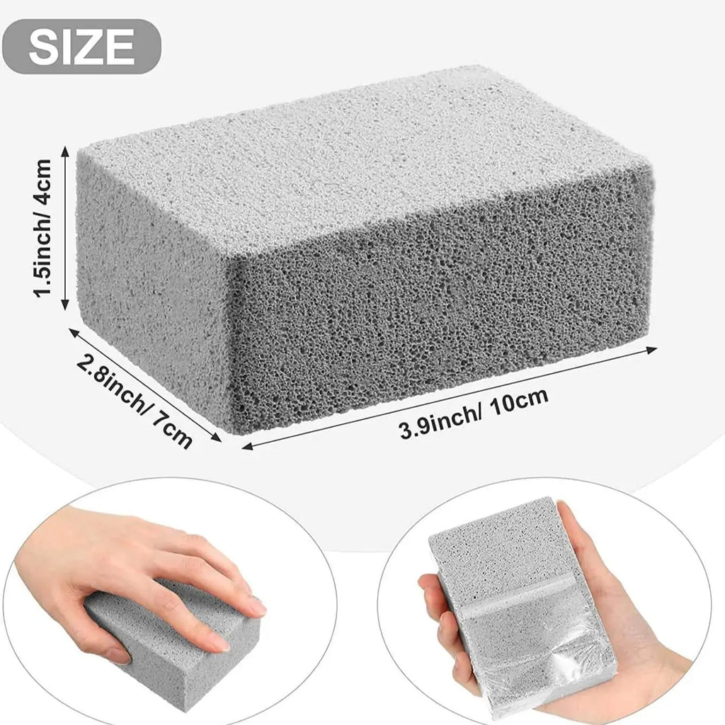 1pc-BBQ Grill Brick Block Handheld BBQ Cleaning Stone Barbecue Racks Stains Clean Scraper BBQ Cleaning Brush