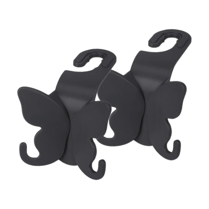 Multi-Functional Butterfly Knot Car Seatback Hook Hidden Car Interior Seat Hook for Vehicle Items Hanging