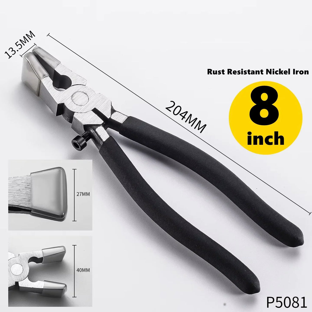 8 Inch Glass Cutter Pliers  Adjustable Ceramics Breaker Model Clamping Nipper Tool for Tiles  DIY Work