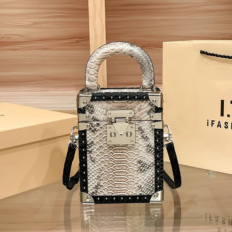 Luxury Designer Brand Bolsas Para Mujeres New High Quality Leather Tongue Square Box Bag Women's Crossbody Handbag Hot Sale
