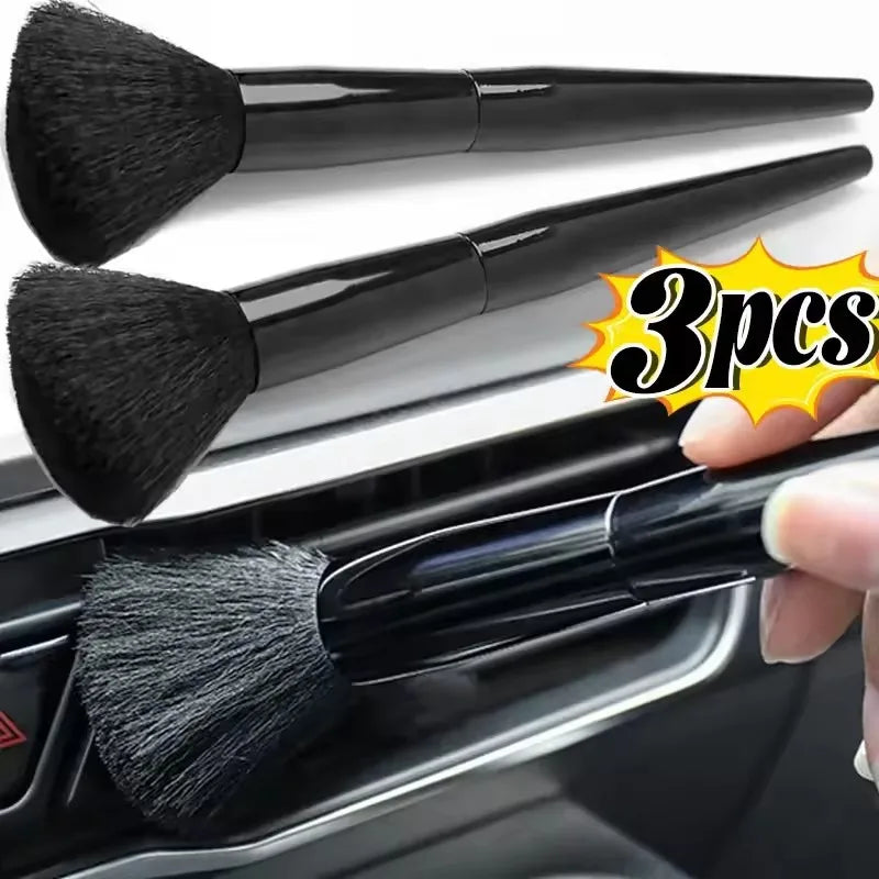 Ultra-Soft Detailing Brush Super Dense Auto Interior Detail Brush With Synthetic Bristles Car Dashboard Duster Detailing Brush