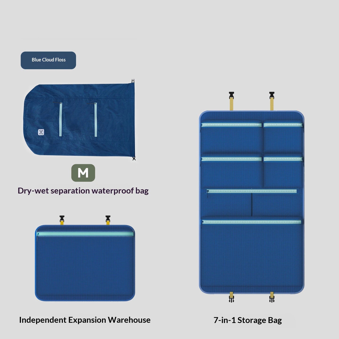 Travel Packing Bag Portable Business Trip Travel Suitcase Clothing Organizer Innerwear Separate Packing Bag Stuff Sack