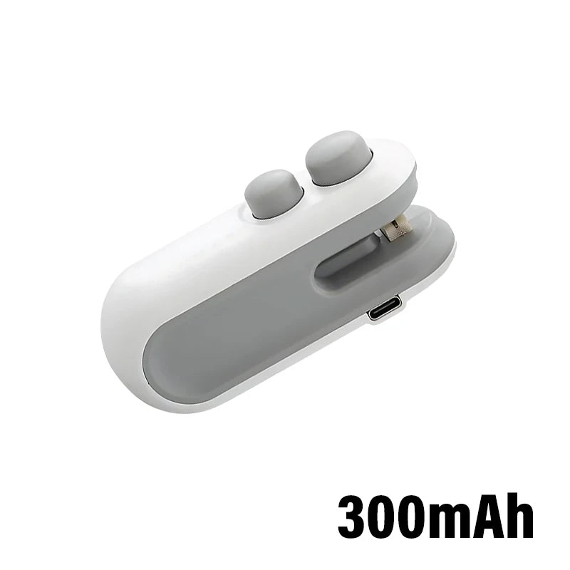 Mini Heat Bag Sealing Machine Portable Plastic Bag Clip Sealing Machine Package Sealer Bags Food Packaging Heat Sealer
