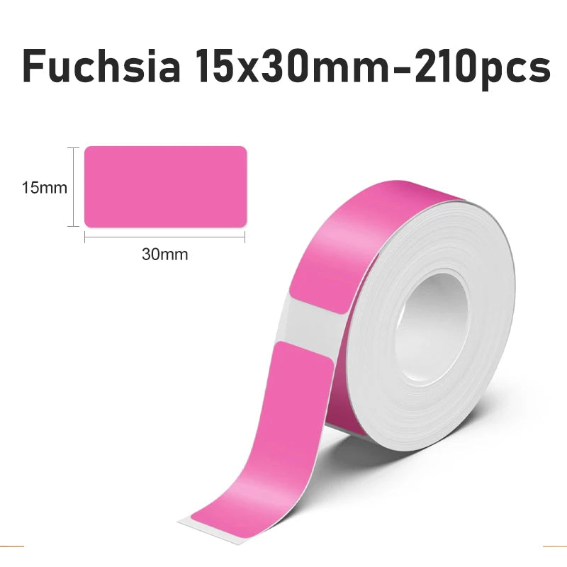 Marklife P15 Thermal Label Sticker Label Paper Tape For Mini Thermal Printer White Color Self-adhesive Paper For P12 Q30 Printer
