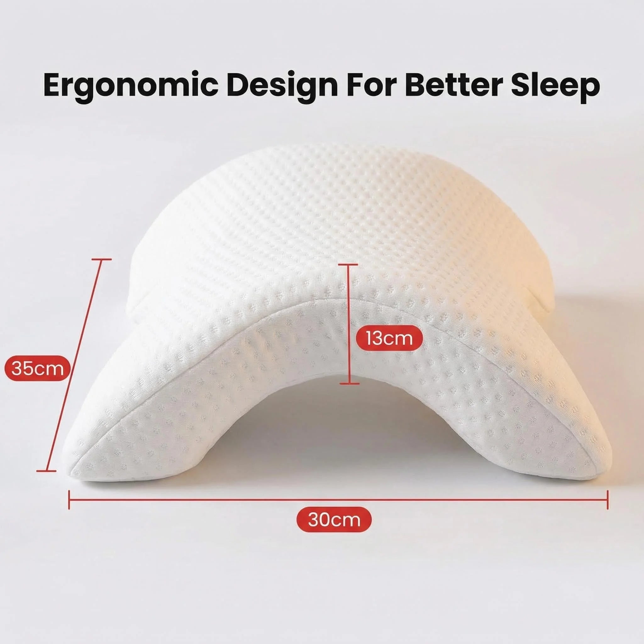 Couple Arm Pillow Memory Foam Anti Numb Arm Pillow Side Sleeper Pillow Ergonomic Neck Support Couple Hug Pillow