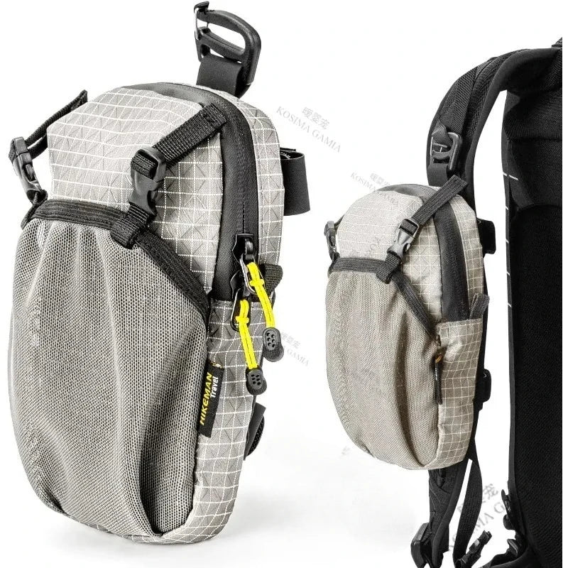 Shoulder Strap Phone Pouch Waterproof Lightweight Attachment Bag For Backpack Hiking Camping Sports