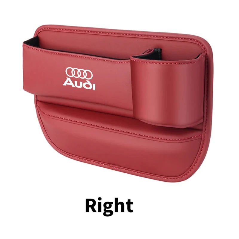 Car Seat Gap Crevice Storage Box Cup Holder For Audi A4 A3 A6 TT S4 S5 S6 A1 A2 A5 A7 A8 Q1 Q2 Q3 Q4 Q5 Q6 Q7 Q8 B8 B9 B6 C6 Qua