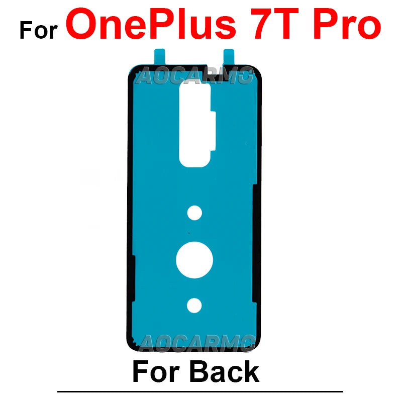 For OnePlus 6 6T 7 7T 8 8T 13R 9 10R 10 Pro 9R 9RT Nord Rear Door Housing Back Cover Adhesive 1+8Pro Sticker Tape Glue