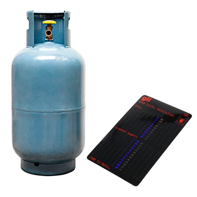2Pcs Magnetic Gas Tank Level Indicator Propane Butane LPG Fuel Gauge Caravan Bottle Temperature Measuring Gas Cylinder Tool