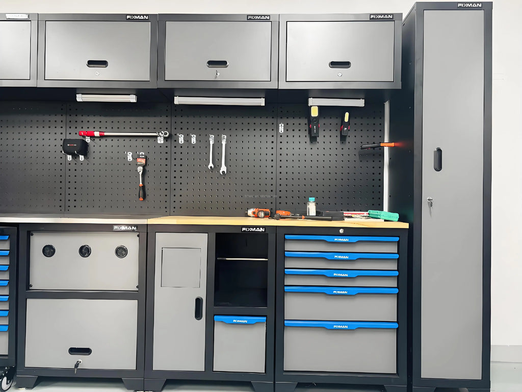 Multi-Functional Heavy- Auto Repair Tool Cabinet Workbench Operation Table 4S Store Maintenance Workshop Car Care Equipment